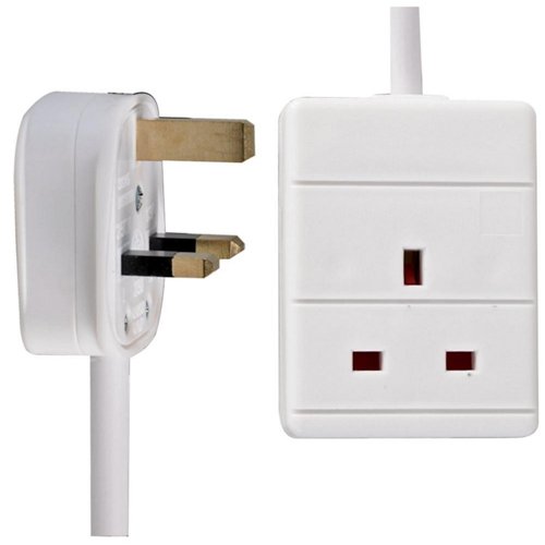 Extension Lead 1-Way 15m White