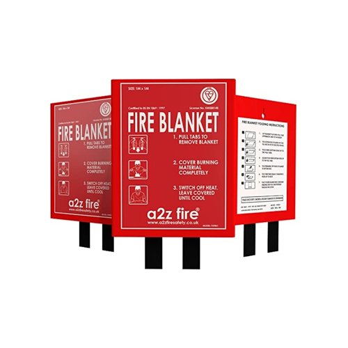 Fire Blanket Hard Case 1x1m