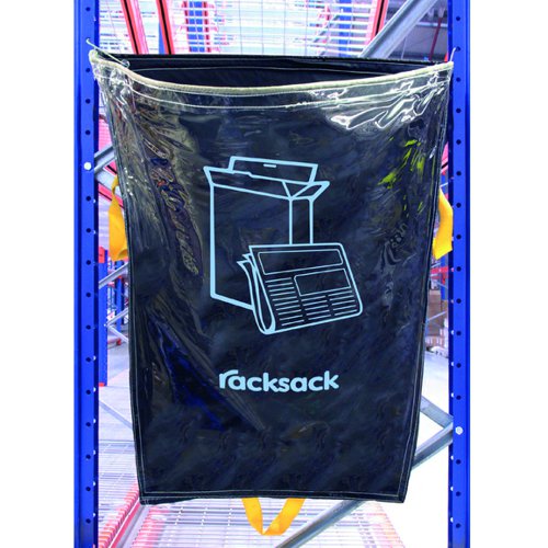 racksack Clear Waste Bag Mixed Paper & Card Symbol (Pack 5) RSCL5/MPNT