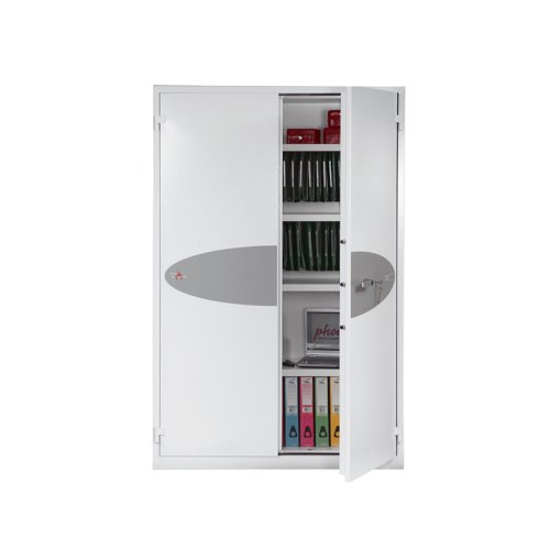 Phoenix Fire Ranger Fire Safe Cupboard 520x1250x1950mm Key Lock FS1514K