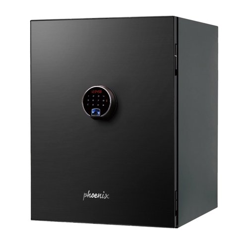 Phoenix Spectrum Plus Luxury Fire Safe 500x530x645mm Fingerprint Lock Black LS6012FB