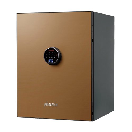 Phoenix Spectrum Plus Luxury Fire Safe 500x530x645mm Fingerprint Lock Gold LS6012FG