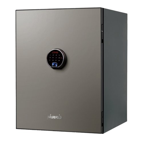 Phoenix Spectrum Plus Luxury Fire Safe 500x530x645mm Fingerprint Lock Silver LS6012FS