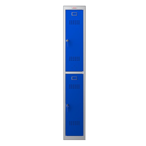 Phoenix PL1230 1 Column 2 Door Locker Grey/Blue Key Lock PL1230GBK