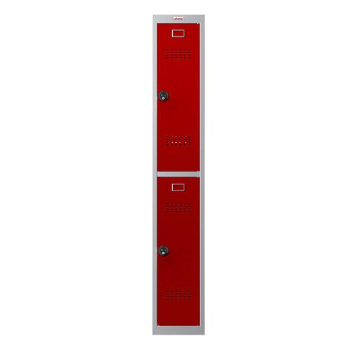 Phoenix PL1230 1 Column 2 Door Locker Grey/Red Combination Lock PL1230GRC