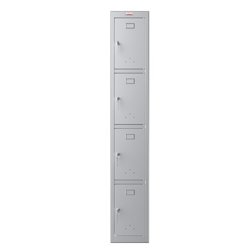 Phoenix PL1430 1 Column 4 Door Locker Grey/Grey Key Lock PL1430GGK