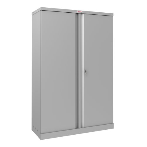 Phoenix SCL Series Secure Cupboard 2 Door 915x370x1400mm Grey/Grey Key Lock SCL1491GGK