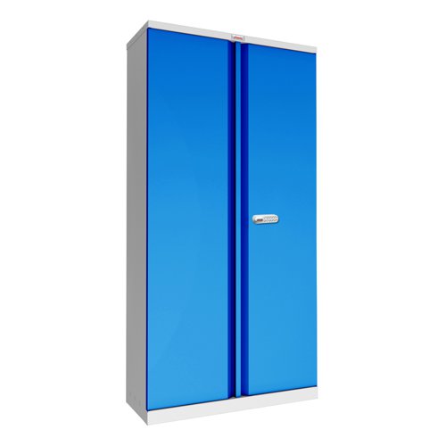 Phoenix SCL Series Secure Cupboard 2 Door 915x370x1830mm Grey/Blue Electronic Lock SCL1891GBE