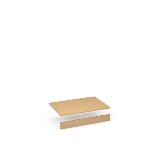 Flux Locker Top & Plinth 800mm Sand Yellow FLS-TP08-SY