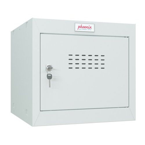 Phoenix CL0344 Cube Locker 400x400x365mm Light Grey Key Lock CL0344GGK