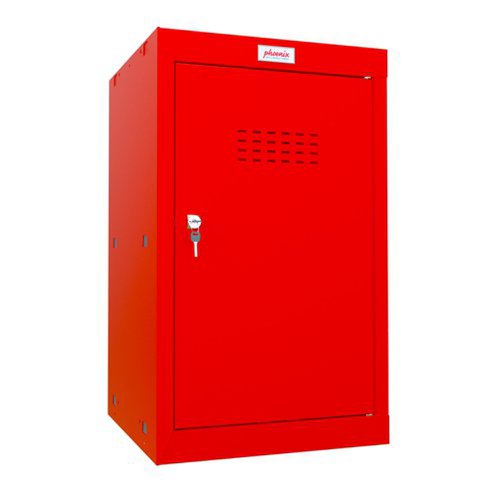 Phoenix CL0644 Cube Locker 400x400x665mm Red Key Lock CL0644RRK