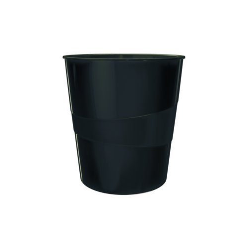 Leitz Recycle Waste Paper Bin Matt Black 53280095