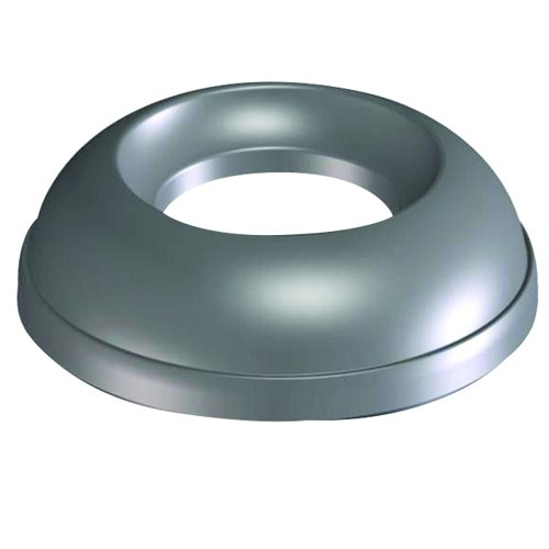Addis Smart Bin Open Top Lid 50 Litre Metallic Grey 512875