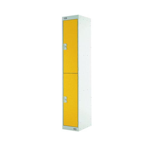 ACTIVECOAT 2 Door Locker 300x300x1800mm Yellow Door M12212GUYD00