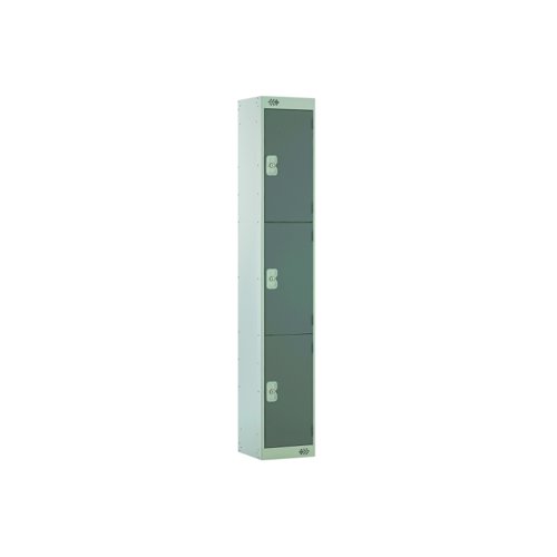 ACTIVECOAT 3 Door Locker 300x300x1800mm Dark Grey Door M12213GUHY00