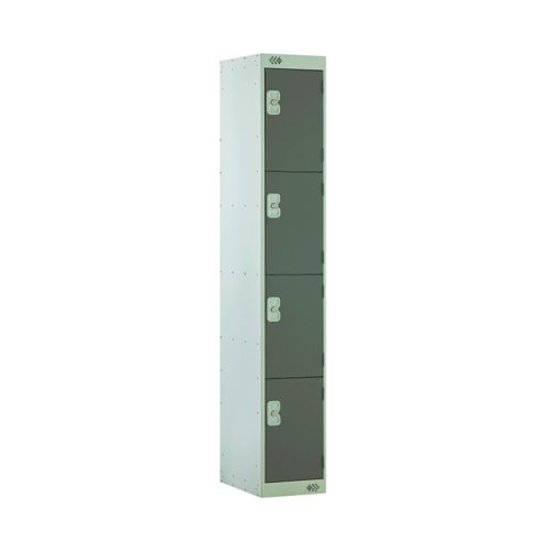 ACTIVECOAT 4 Door Locker 300x300x1800mm Dark Grey Door M12214GUHY00