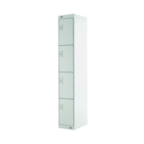 ACTIVECOAT 4 Door Locker 300x300x1800mm Light Grey Door M12214GUGU00