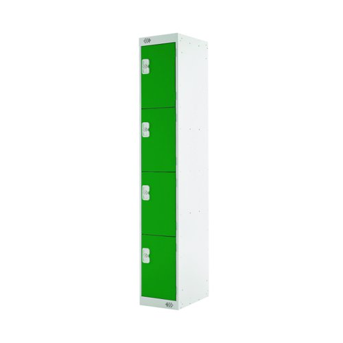 ACTIVECOAT 4 Door Locker 300x300x1800mm Green Door M12214GUPD00