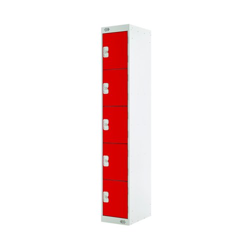 ACTIVECOAT 5 Door Locker 300x300x1800mm Red Door M12215GURD00