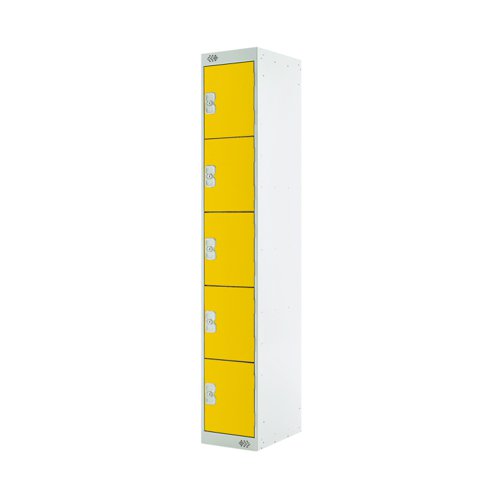 ACTIVECOAT 5 Door Locker 300x300x1800mm Yellow Door M12215GUYD00