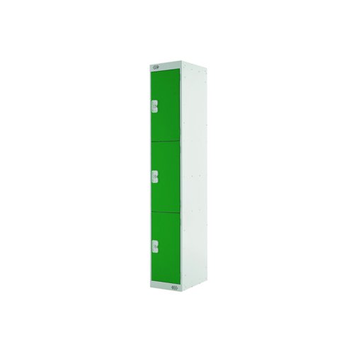 ACTIVECOAT 3 Door Locker 300x450x1800mm Green Door M12513GUPD00