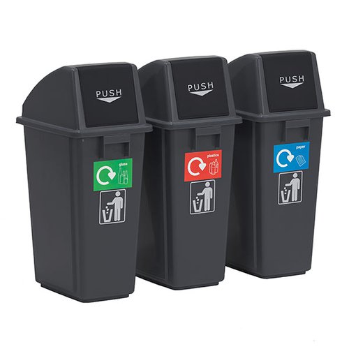 Recycling Bins Set 60 Litre (Set of 3) RCY63Z