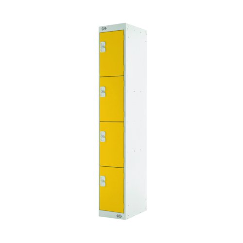 ACTIVECOAT 4 Door Locker 300x450x1800mm Yellow Door M12514GUYD00
