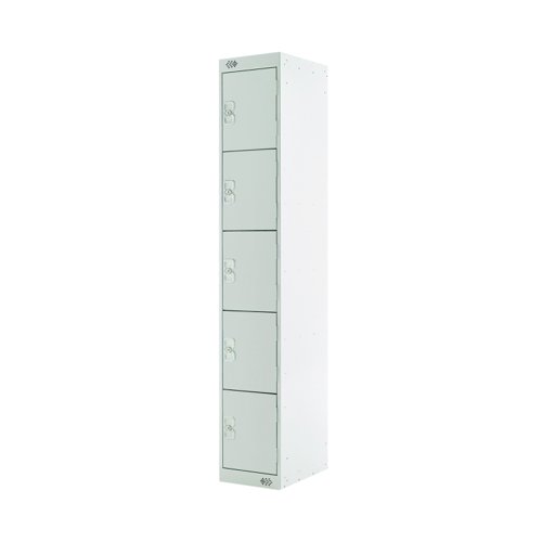 ACTIVECOAT 5 Door Locker 300x450x1800mm Light Grey Door M12515GUGU00