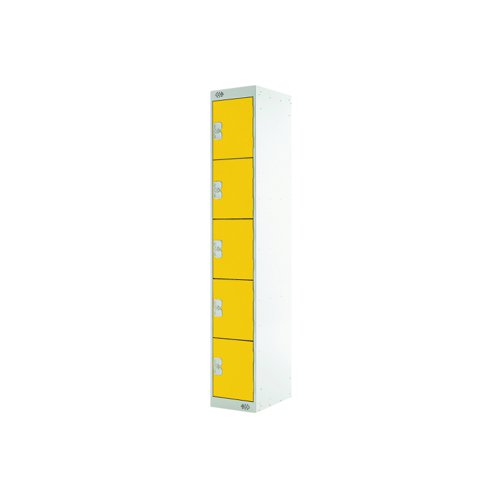 ACTIVECOAT 5 Door Locker 300x450x1800mm Yellow Door M12515GUYD00