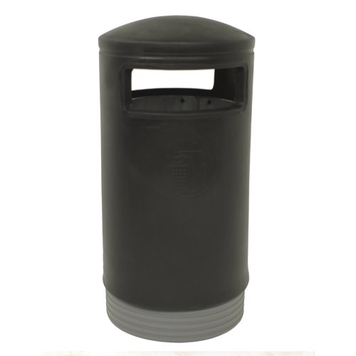 Slingsby Outdoor Hooded Top Bin 75 Litre Victorian Black 321770