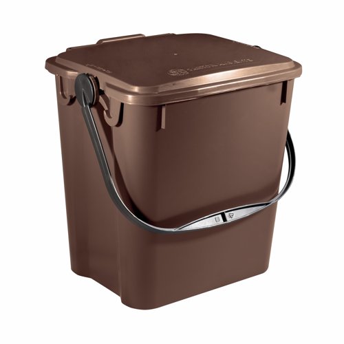 Slingsby Kitchen Caddy 10 Litre Brown 378479