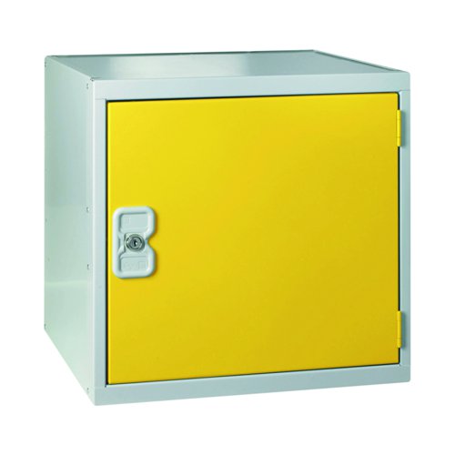 ACTIVECOAT 1 Door Cube Locker 300x300x300mm Yellow Door QU1212A01GUYD