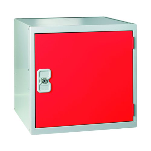 ACTIVECOAT 1 Door Cube Locker 450x450x450mmm Red Door QU1818A01GURD