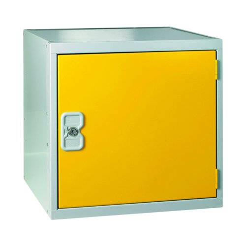 ACTIVECOAT 1 Door Cube Locker 450x450x450mmm Yellow Door QU1818A01GUYD
