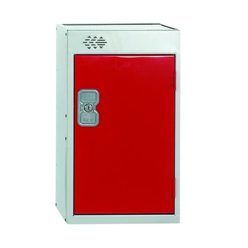 ACTIVECOAT 1 Door Quarto Locker 300x450x511mm Red Door MQ2511GURD00