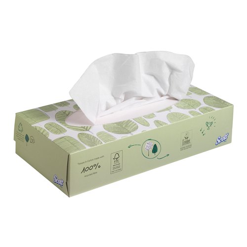 SCOTT Facial Tissue Standard 100sheets White 8837