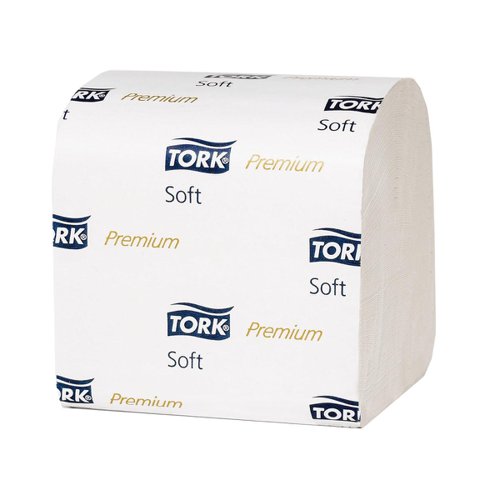 Tork T3 Premium Folded Toilet Tissue 2Ply 252sheets (Pack 30) 114273