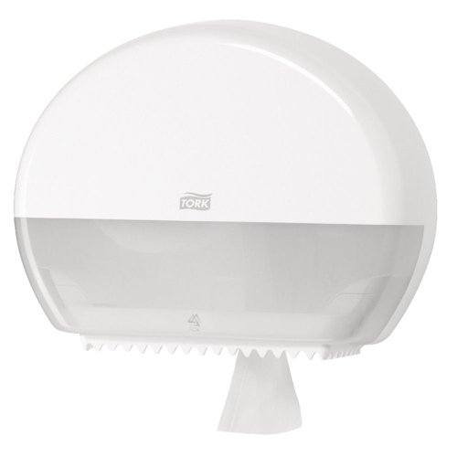 Tork T2 Mini Jumbo Toilet Roll Dispenser White 555000