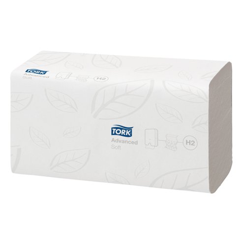Tork Xpress H2 Soft Hand Towel 2ply 180sheets White (Pack 21) 120289