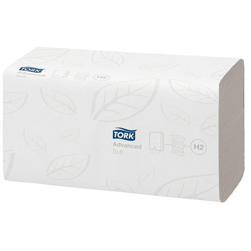 Tork Xpress H2 Soft Hand Towel 2ply 136sheets White (Pack 21) 120288