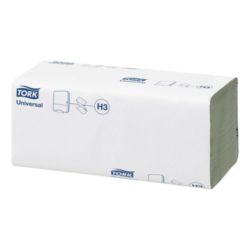 Tork H3 Singlefold Recycled Hand Towel 1ply 200sheets Green (Pack 20) 290135