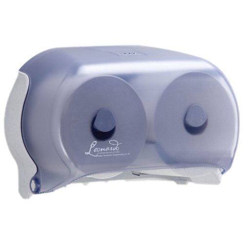 Leonardo Versatwin Twin Toilet Roll Dispenser Blue DSTA06