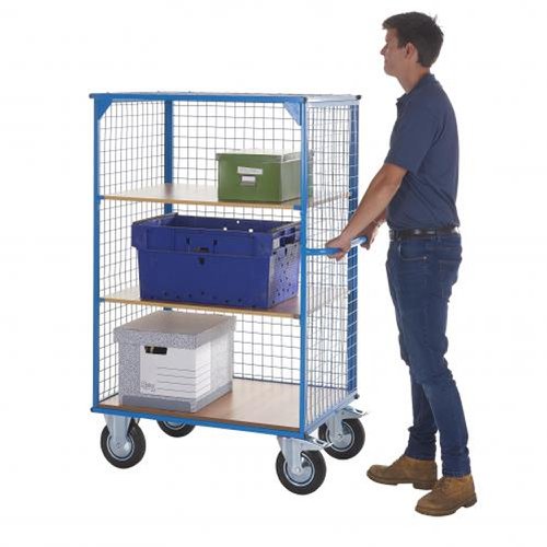 GPC Heavy Duty Distribution Trolley 1490mm 2 Shelves DT603Y&2xDTS06S