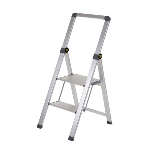 Climb-It Slim Folding Steps 2 Tread With Handrail FS192Z