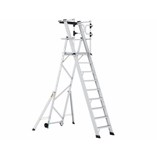 Climb-It Large Platform Folding Step 9 Tread CAG309