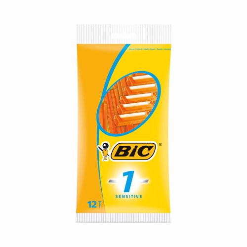 BIC 1 Sensitive Disposable Razor (Pack 12) 928770