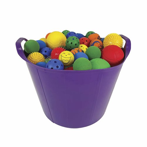 Playsense Little Ball Pack Assorted Size & Colours (Pack 56) EY-31202-000K