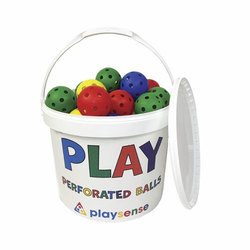 Playsense Perforated Ball Tub 70mm Assorted (Pack 48) PP-15132-748K
