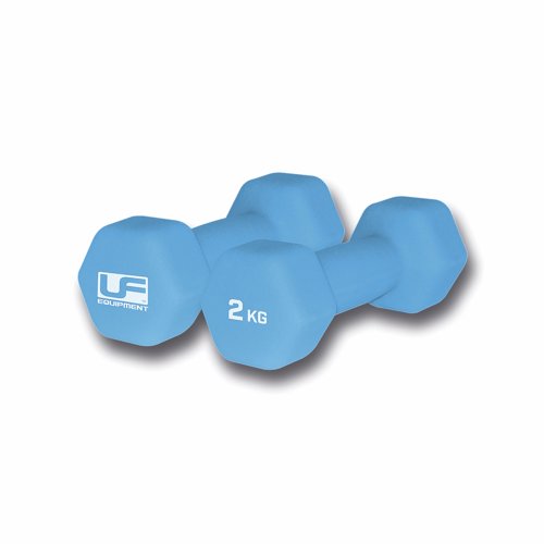 Urban Fitness Neoprene Dumbbell 2kg Sky Blue (Pack 2) UFW033