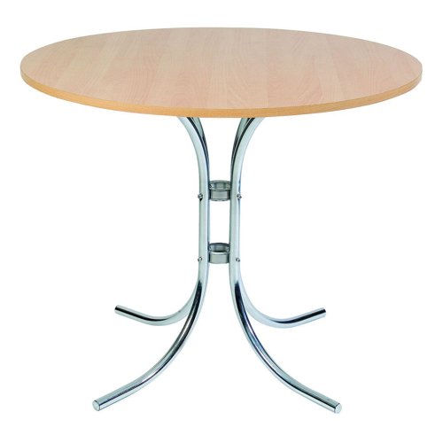 Teknik Office Round Bistro Table Beech 6455